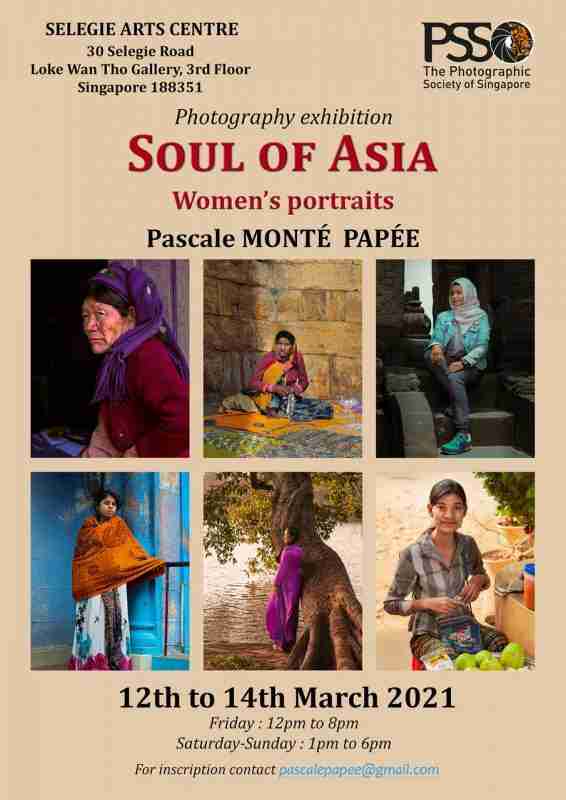 Pascale Pappée nous fait voyager. Expo Soul Of Asia du 12 au 14 mars - Selegie Arts Centre