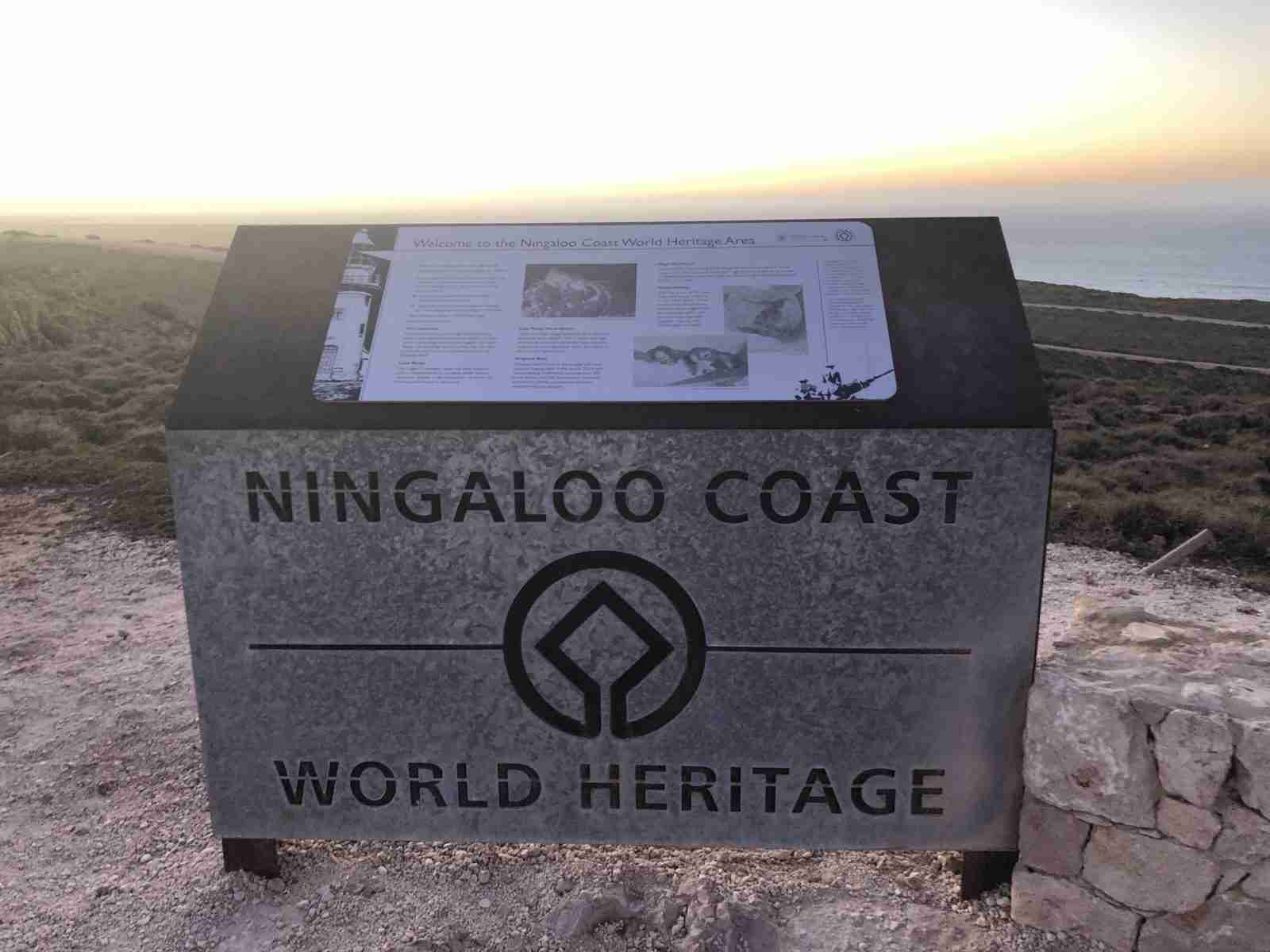 panneau Ningaloo Coast World heritage