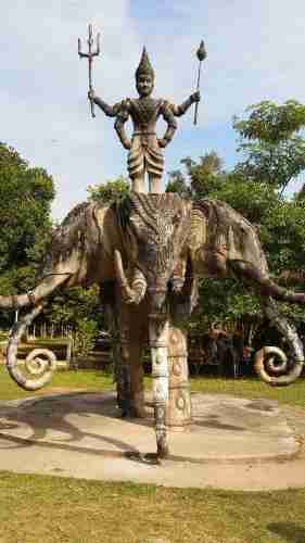 Bouddha Park à Vientiane, Voyage au Laos.