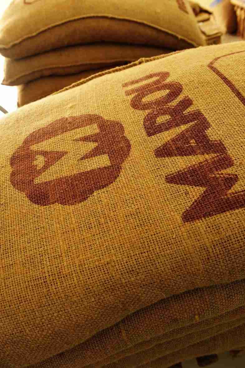 sacs de cacao Marou en vrac