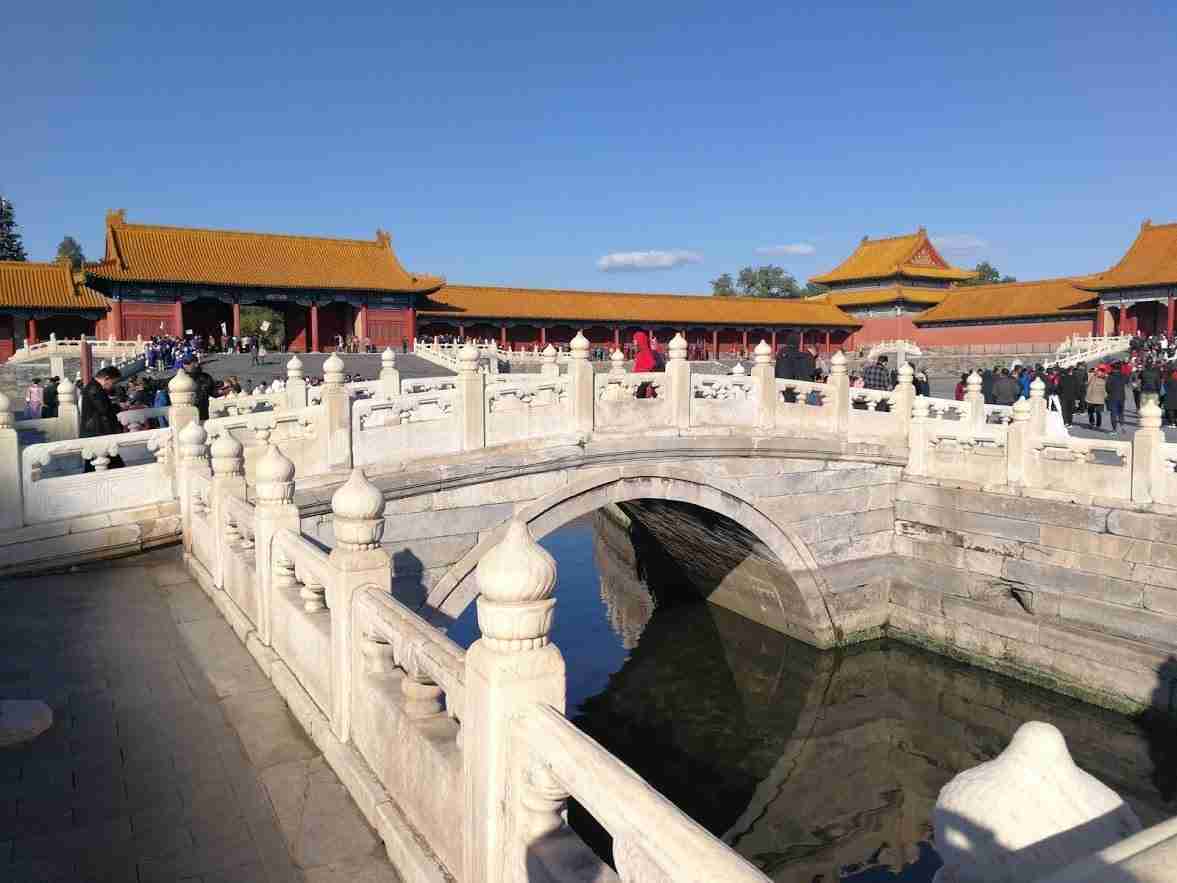 Pont de la cité interdite- Pékin- 5 jours en automne.