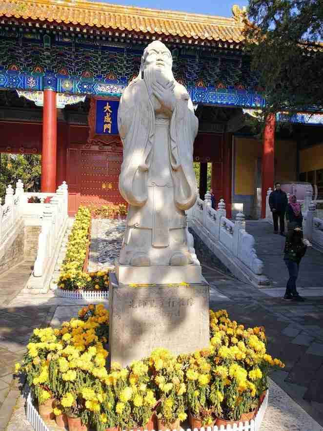 Statue de Confucius - Pekin