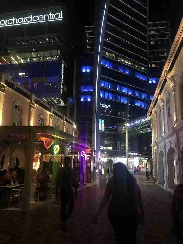 le soir sur Emerald Hill