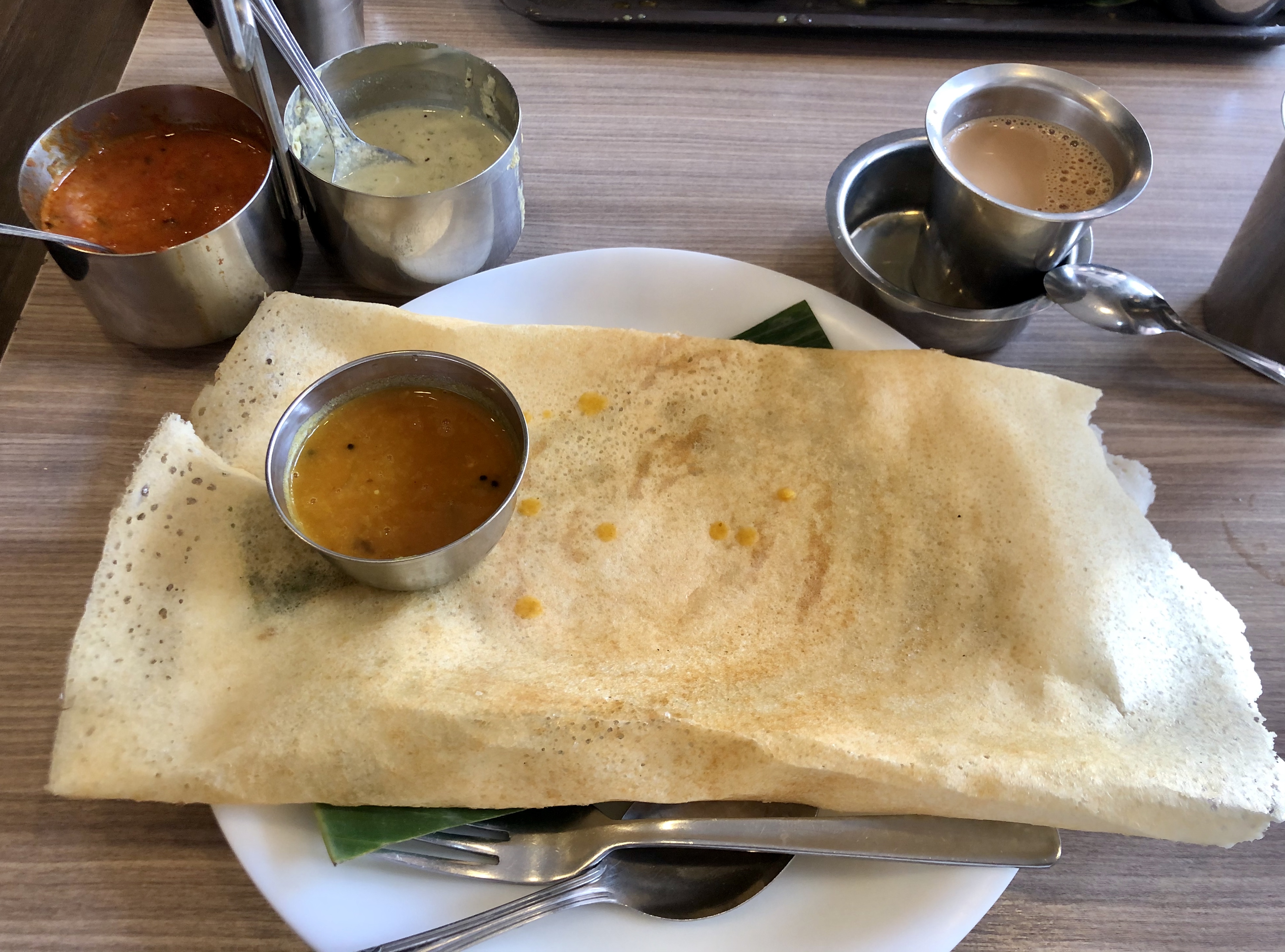 Paper Dosa Little India- Singapour Live