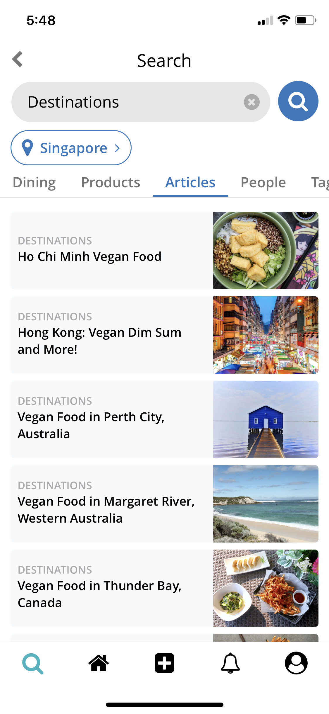 App abillionveg indique les restaurants vegetarien et vegan par destination