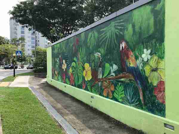 Fresque murale Holland Village Singapour