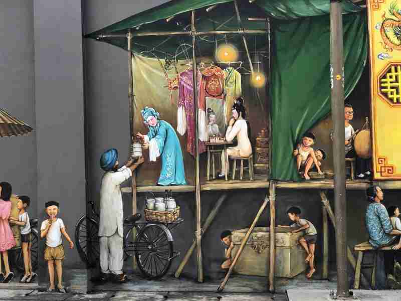 Street Art Chinatown Singapour