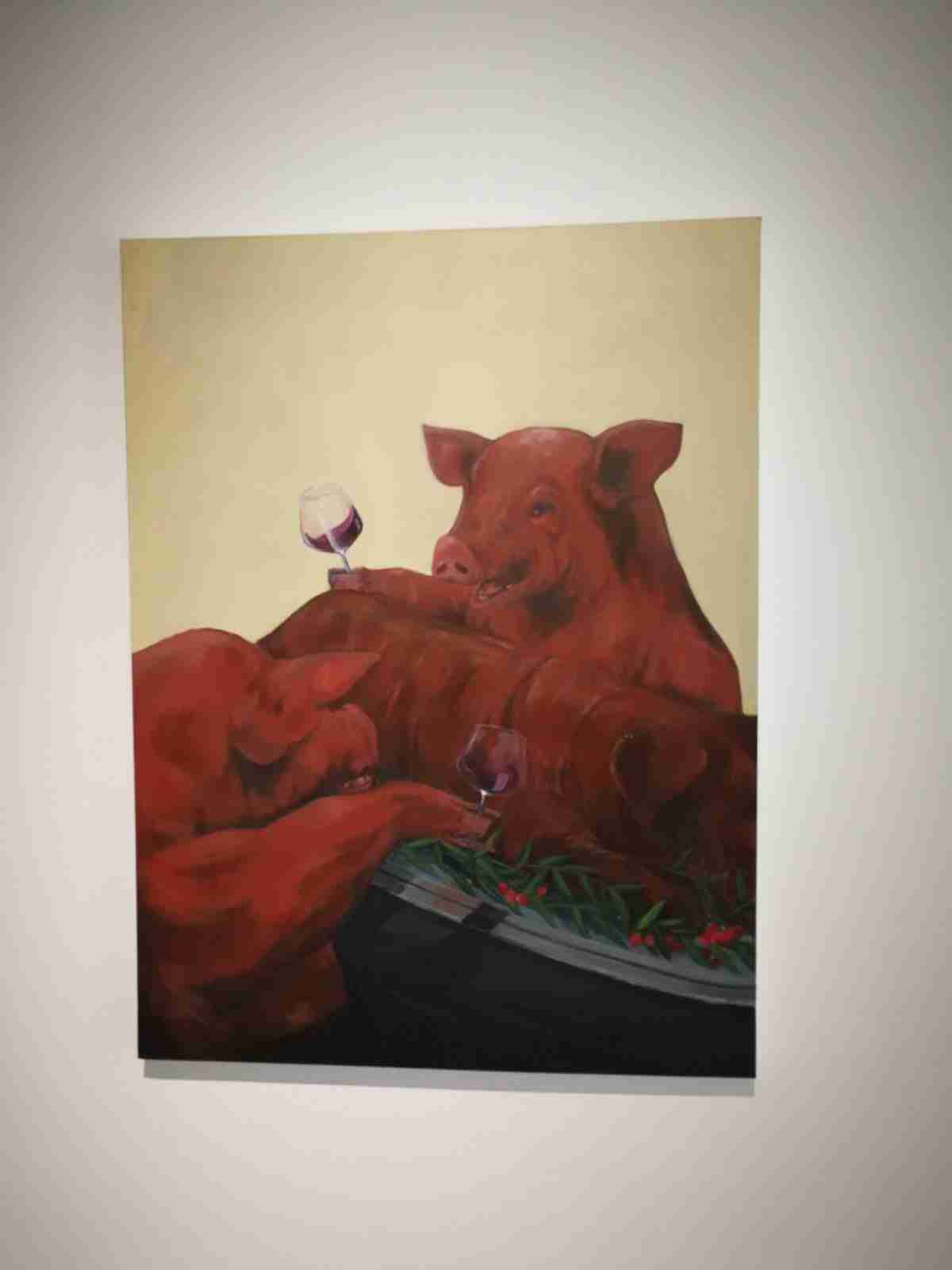 Tableau The Toast, par Mujahid Jalil-Cuturi Gallery-Singapour live