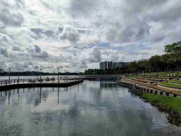 Balade de Kembagan à Tanah Merah par Bedok reservoir