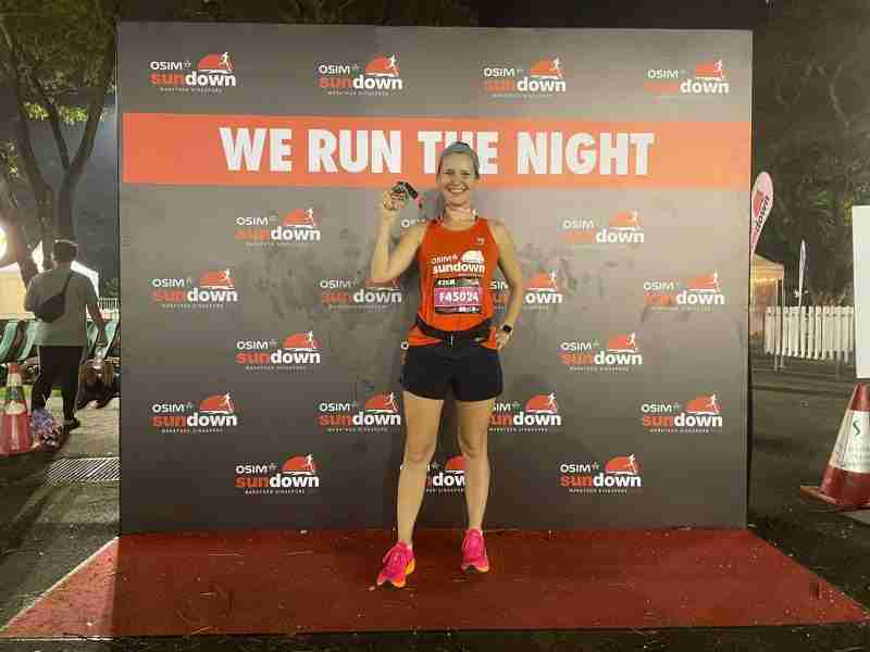 Sundown Marathon : She did it !