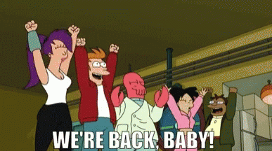 we're back we're back